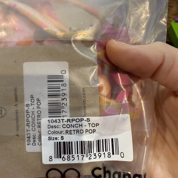 NWT Stone Fox Revolve Size Small SUMATRA Bikini BOTTOM RETRO POP CONCH TOP - Picture 10 of 13